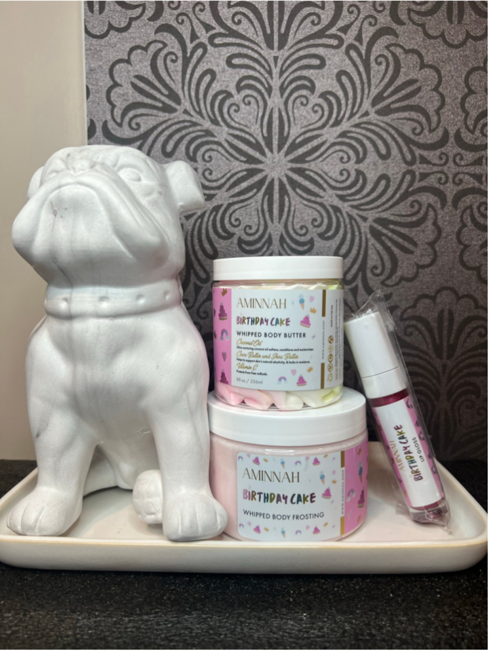 Aminnah Birthday Cake Skincare Bundle Set